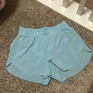 Baby blue fast and free shorts